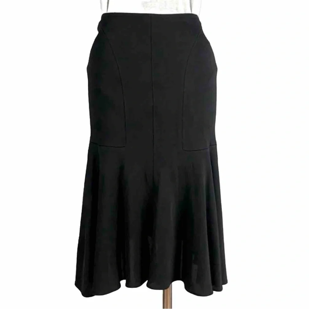 Vintage ALAÏA Fitted Stretch Tulip Flare Designer Skirt - Picture 13 of 16
